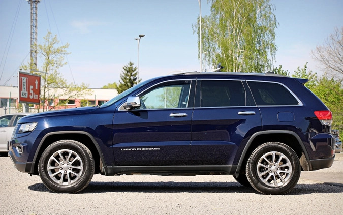 Jeep Grand Cherokee cena 99900 przebieg: 123600, rok produkcji 2015 z Krzanowice małe 596